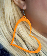 Stylish Heart Earrings High Quality