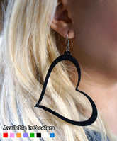 Stylish Heart Earrings High Quality