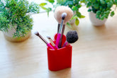 Heart Shape Makeup Brush Holder Vanity Cup and Pen Holder