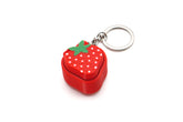 Delightful Strawberries Clicker Fidget Keychain