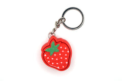 Delightful Strawberries Clicker Fidget Keychain