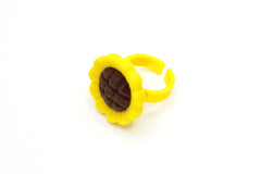 Stylish Yet Simple Sunflower Ring One Size